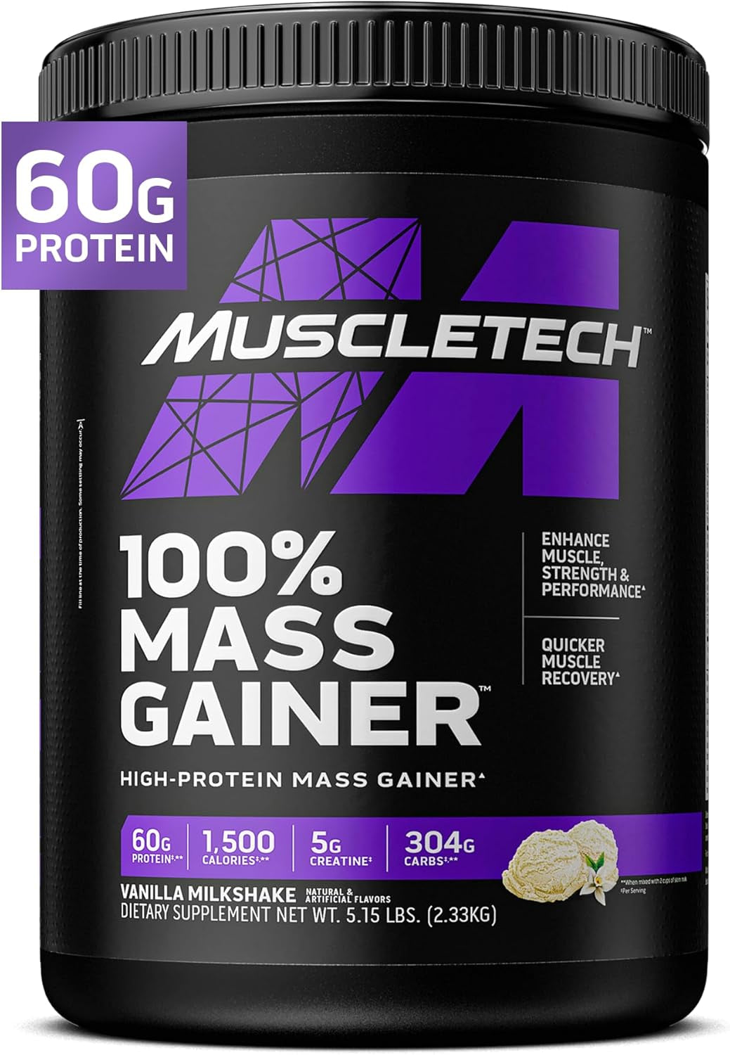 High Protein Mass Gainer for Men & Women - Protein Powder Shakes for Weight Gain