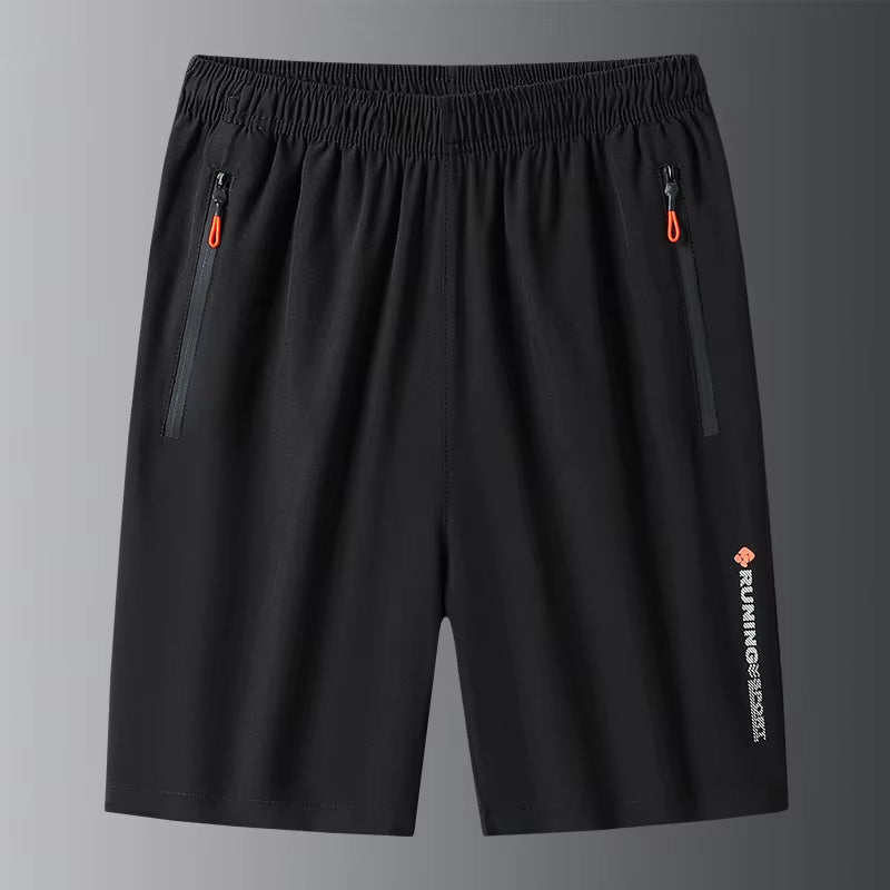 【 M-8XL 】 Summer plus Men'S Quick Drying Sports Shorts, Outdoor Cool, Breathable, Loose, Running, Hiking, Mid Length Pants