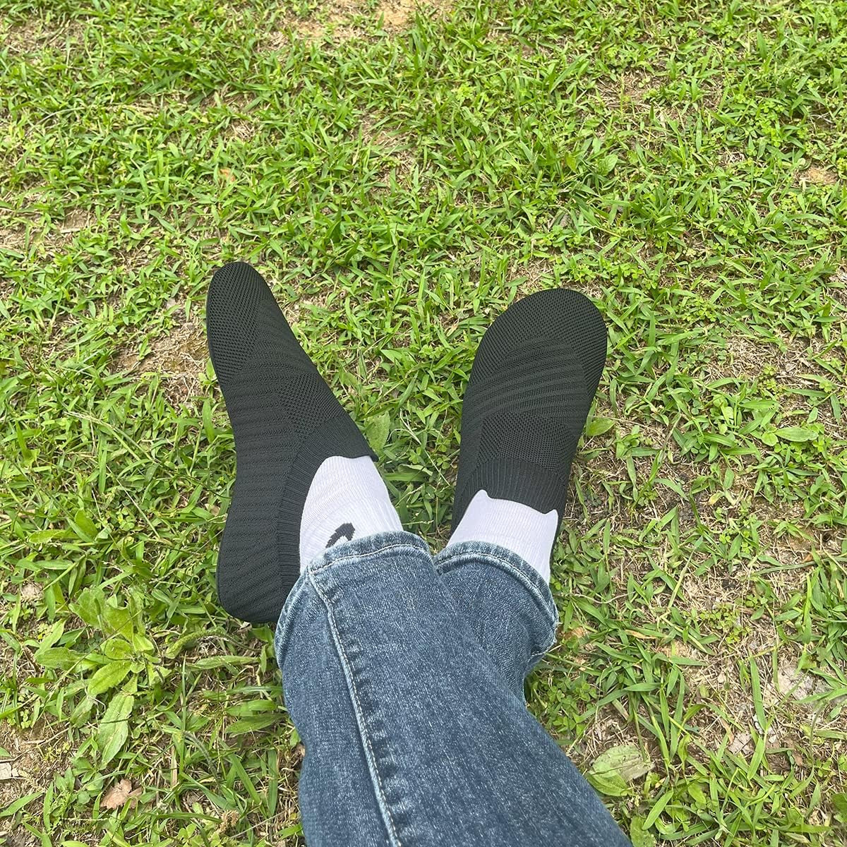 Lightweight Slip on Grip Indoor House Slippers Barefoot Non Slip Home Exercise Yoga Shoes for Men Women