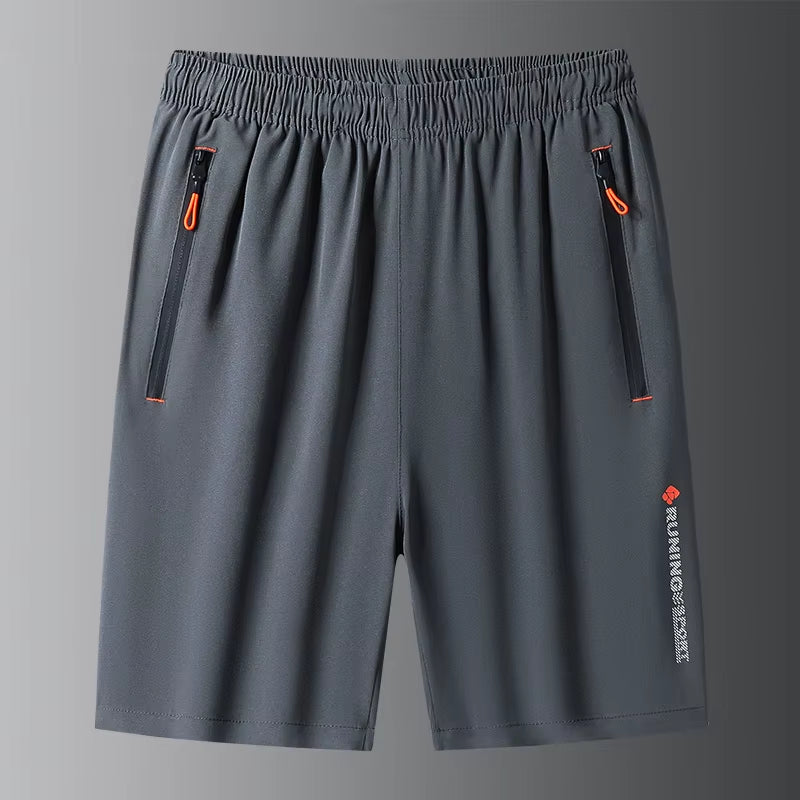 【 M-8XL 】 Summer plus Men'S Quick Drying Sports Shorts, Outdoor Cool, Breathable, Loose, Running, Hiking, Mid Length Pants